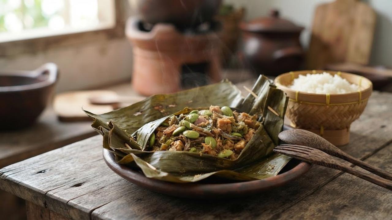 Resep Botok Petai Cina Tempe Teri Tanpa Minyak, Pilihan Lauk Sehat dan Ekonomis