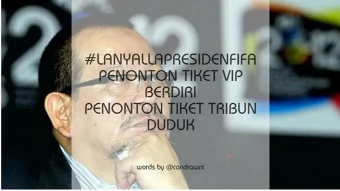 #LaNyallaPresidenFIFA Trending Setelah Sepp Blatter Mundur 