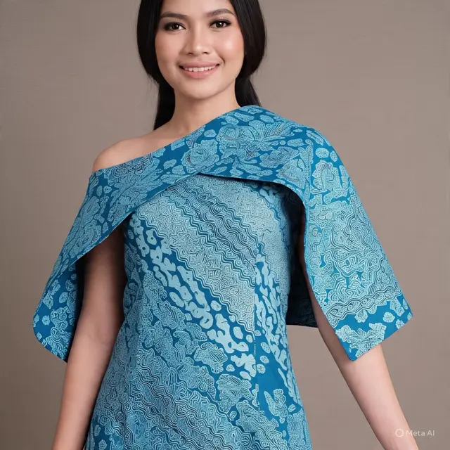 Model Batik Wanita Cape