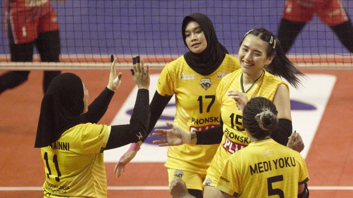 Final Four Livoli Divisi Utama 2022: Putri Petrokimia Kalahkan Kharisma