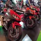 Kawasaki Ninja 250 di ajang IIMS 2018 (Herdi/Liputan6.com)