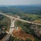 Pembangunan Tol Bocimi Seksi 3 ruas Cibadak-Sukabumi (Liputan6.com/Istinewa).