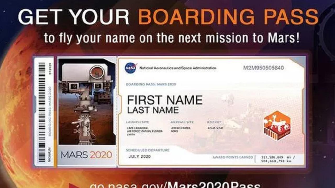 Boarding Pass ke Mars