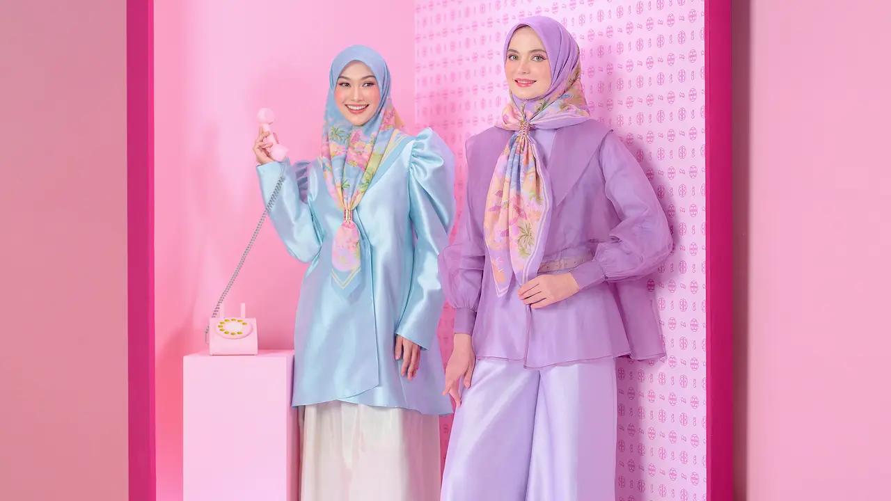 Tampilan Fun Barbie dalam Bentuk Modest Fashion Karya Nada Puspita