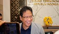 Menteri Keuangan Purbaya Yudhi Sadewa&nbsp;di Kantor Kemenko Perekonomian, Jakarta, Rabu (22/10/2025). (Liputan6.com/Arief)