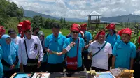 Direktur Tata Kelola Destinasi Kemenparekraf RI, Indra Ni Tua, mengunjungi Desa Wisata Barania (Istimewa)
