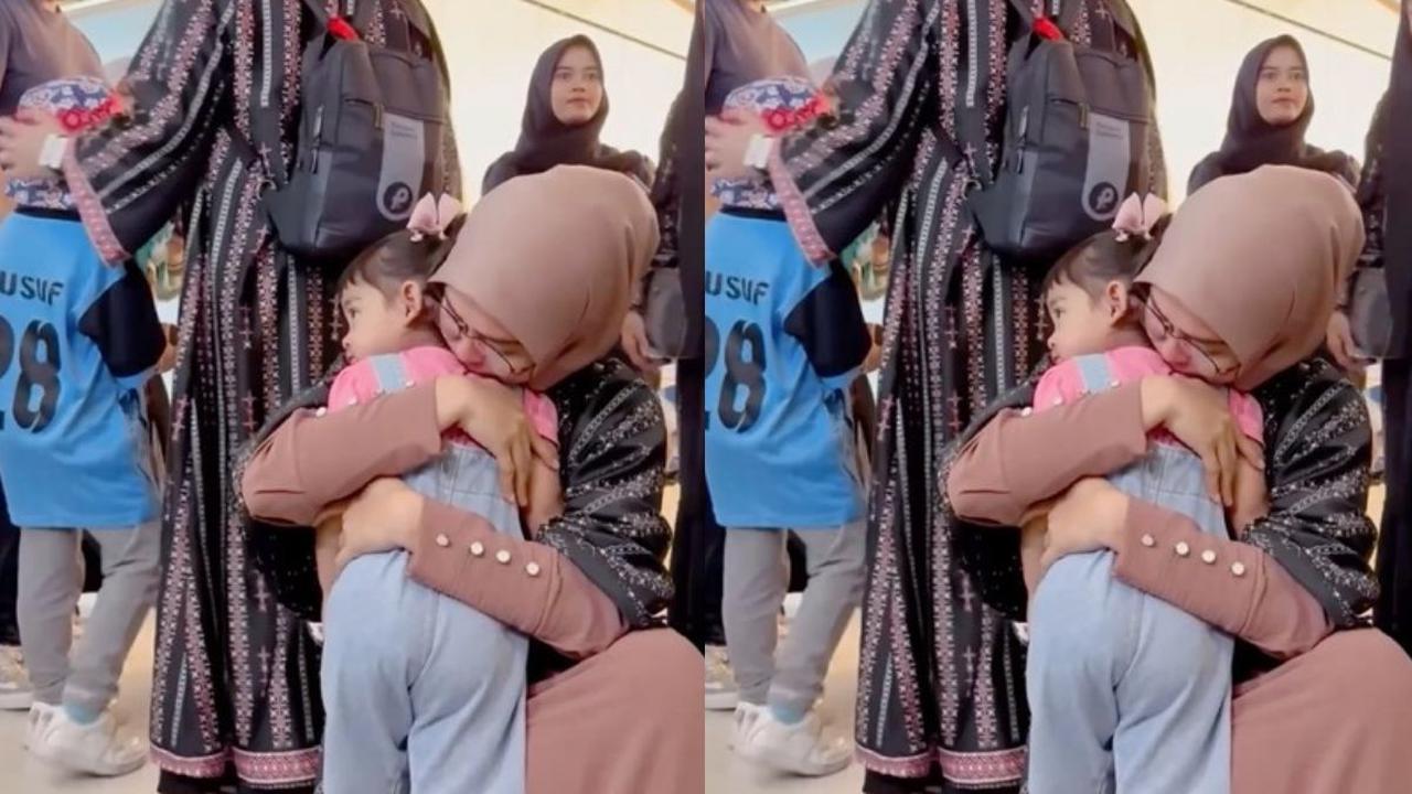 Ini Potret Moana Saat Ditinggal Ria Ricis Naik Haji, Menangis hingga Terus Panggil Sang Ibu di Bandara