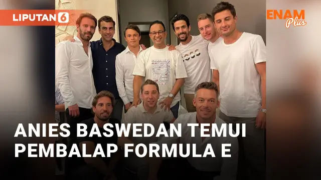 Anies Baswedan Bersama Pembalap Formula E