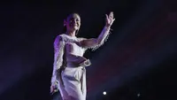 Rossa konser di Tennis Indoor Gelora Bung  Karno (GBK), Senayan, Jakarta Pusat. (Adrian Putra/Fimela.com)