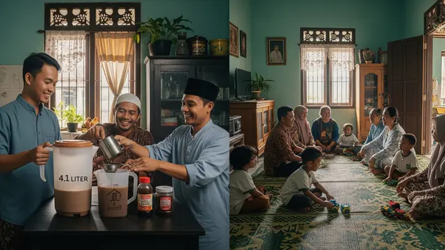 Es Kopi Susu Gula Aren untuk Keluarga Dewasa