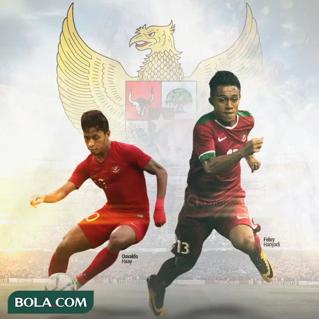 Timnas Indonesia - Osvaldo Haay dan Febri Hariyadi