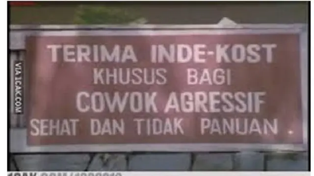 6 Tulisan Terima Kos Putra Ini Bikin Tepuk Jidat