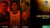 Trivia Lini Depan Timnas Indonesia (Bola.com/Adreanus Titus)