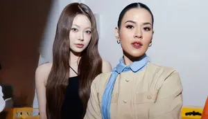 Gaya Raisa Hadiri Milan Fashion Week, Duduk di Sebelah Eunchae LE SSERAFIM