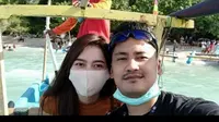 Aldha Refa mengenang kebaikan suami tercinta, pramugara korban Sriwijaya Air SJ182 (dok.instagram/@aldharefa/https://www.instagram.com/p/CEvYsz2Bqid/Komarudin)