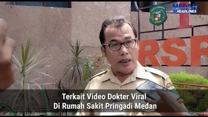 Klarifikasi Pihak RSUD Pirngadi Medan, Edison Perangin-angin Soal Dokter Muda yang Ribut dengan Pengunjung (Sumber: Instagram/medanheadline.news)