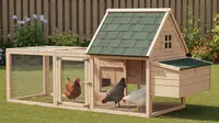 8 Desain Kandang Ayam Lipat Praktis, Mudah Dipindahkan, dan Nyaman untuk Peliharaan