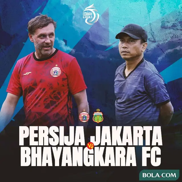 Liga 1 - Duel Pelatih - Persija Jakarta Vs Bhayangkara FC
