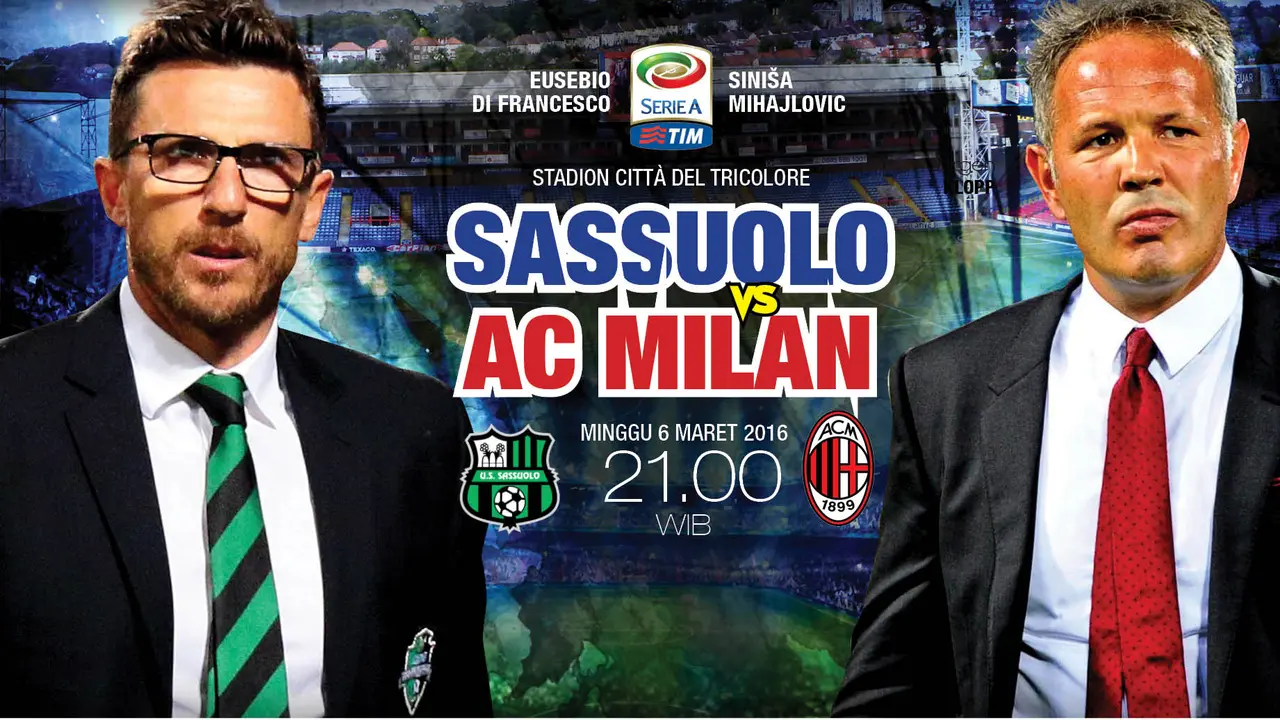 SASSUOLO VS MILAN