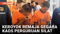 Perkara Logo Perguruan Silat di Kaos, Remaja di Kediri Dikeroyok Segerombolan Orang