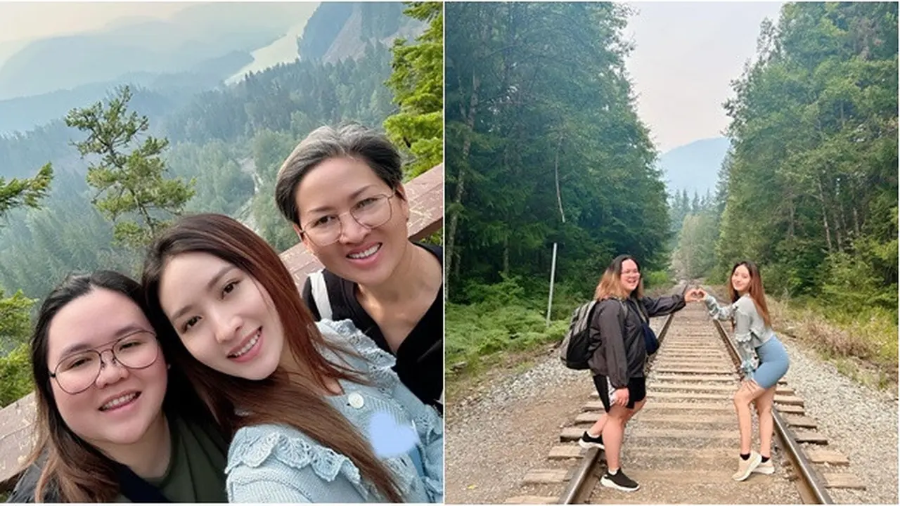 6 Potret Natasha Wilona ke Kanada Kunjungi Sang Kakak, Dua Tahun Lebih Tak Jumpa