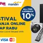 Festival belanja online Bukalapak, aman dan banyak diskonnya.