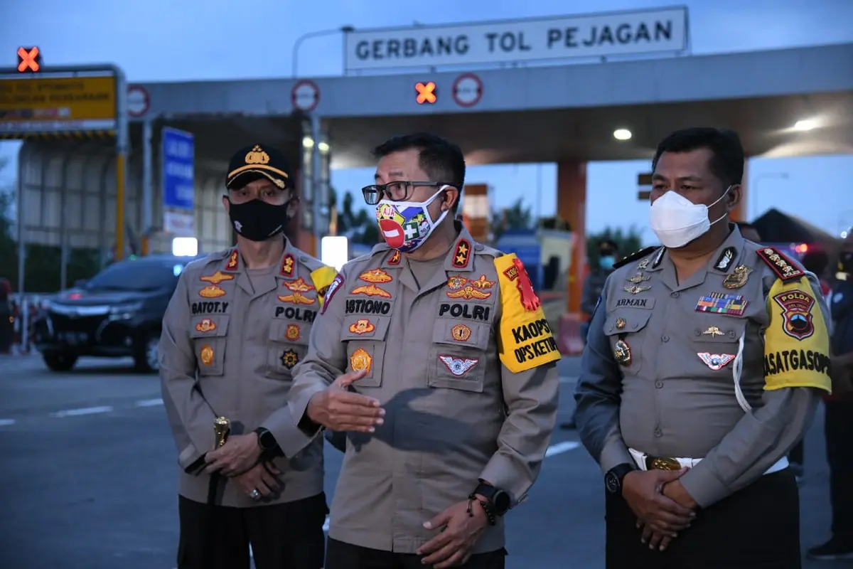 Kakorlantas memantau langsung situasi arus lalu lintas mulai Jakarta hingga Pejagan