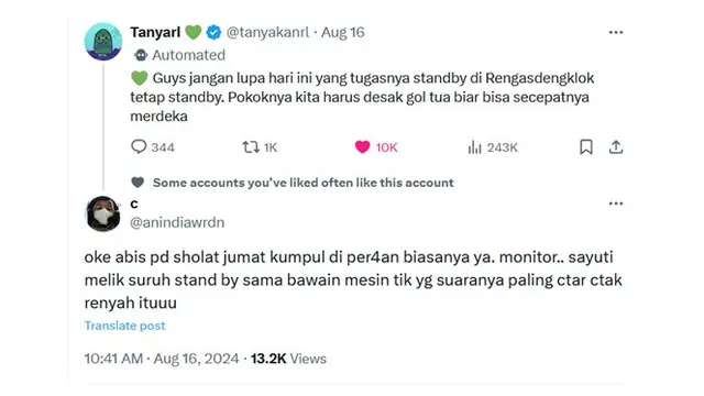 6 Cuitan Kocak Netizen Jika Indonesia Merdeka di Masa Kini, Ada-ada Saja