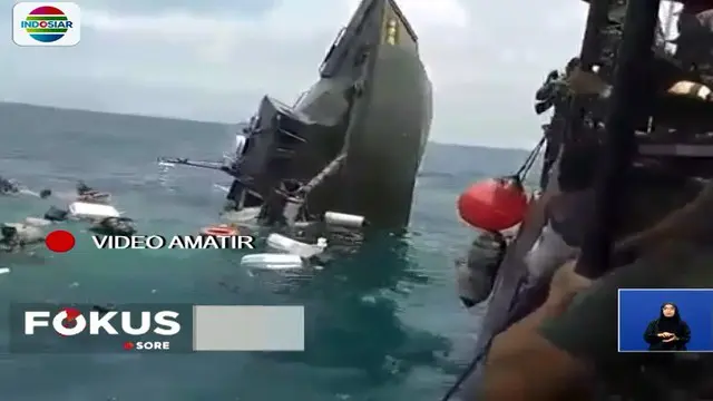 Detik-detik tenggelamnya kapal TNI di perairan Kepulauan Seribu sempat terekam video amatir. Saat itu, puluhan  prajurit yang diangkut menuju Pulau Pramuka untuk kegiatan bakti sosial terjun ke laut guna menyelamatkan diri.