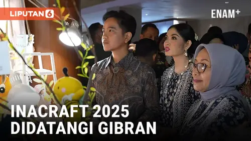 VIDEO: Ditemani Istri, Gibran Datangi Inacraft 2025