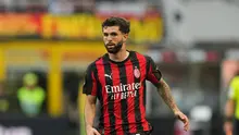 Pemain AC Milan Christian Pulisic pada laga Serie A/Liga Italia antara AC Milan vs Udinese di Milan, Italia, Sabtu, 11 April 2026. (AP Photo/Antonio Calanni)