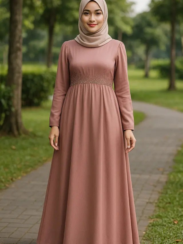 7 Model Gamis Payet Pinggang, Elegan dan Menawan untuk Acara Spesial