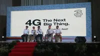 Jaringan 4G LTE Tri diklaim mampu menembus angka 35 Mbps untuk downlink dan 8-9 Mbps untuk uplink (Liputan6.com/ Adhi Maulana)