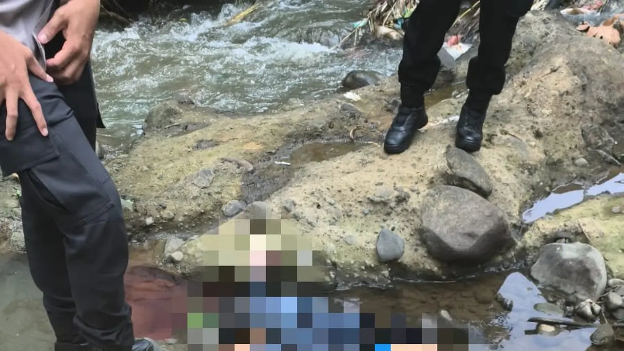 Driver ojol tewas jatuh dari jembatan rel di sukabumi. (Istimewa).