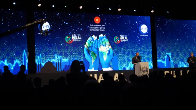 Pameran dagang halal terbesar di dunia yang diadakan di Istanbul, Turki. (Sumber foto Menteri Keuangan Turki pada Halal Expo 2022: Erson Haber)