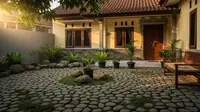 4 Ide Paving Halaman Rumah Hemat Biaya, Estetik Tanpa Menguras Kantong