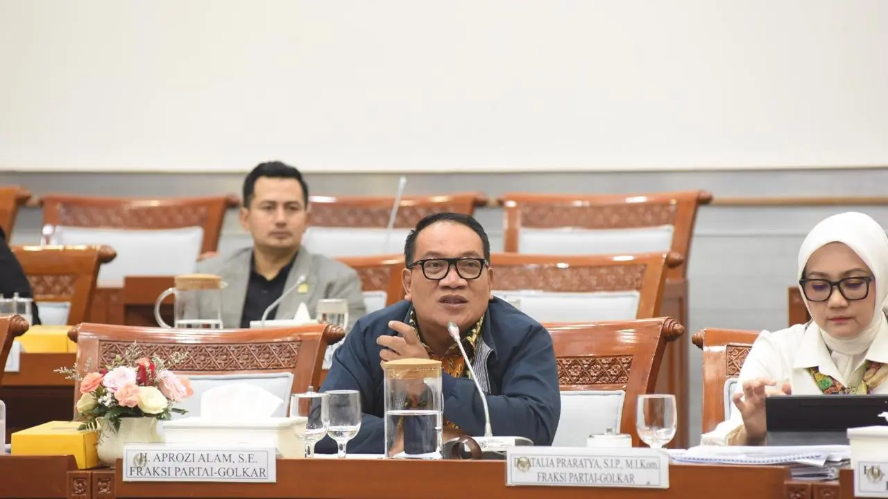 Anggota Komisi VIII Dewan Perwakilan Rakyat (DPR) Republik Indonesia (RI) dari Fraksi Partai Golkar, Aprozi Alam. (Foto: Fraksi Golkar DPR RI)