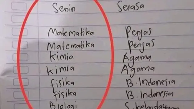 6 Jadwal Pelajaran Hari Senin Ini Bikin Murid Elus Dada