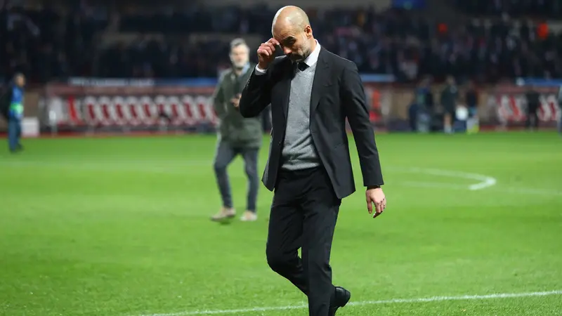 Pep Guardiola (AS Monaco Vs Manchester City)