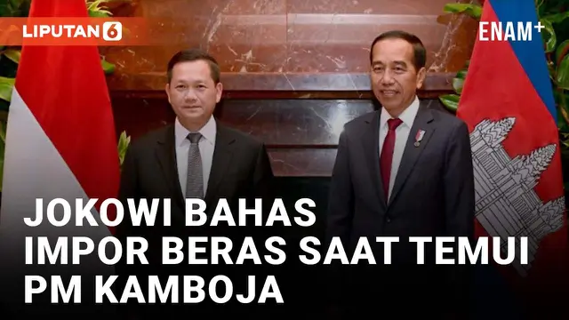 Presiden Jokowi Bahas Impor Beras Saat Bertemu PM Kamboja di Australia