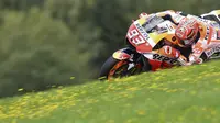 Jatuh di Kualifikasi MotoGP, Marquez Malah Senang