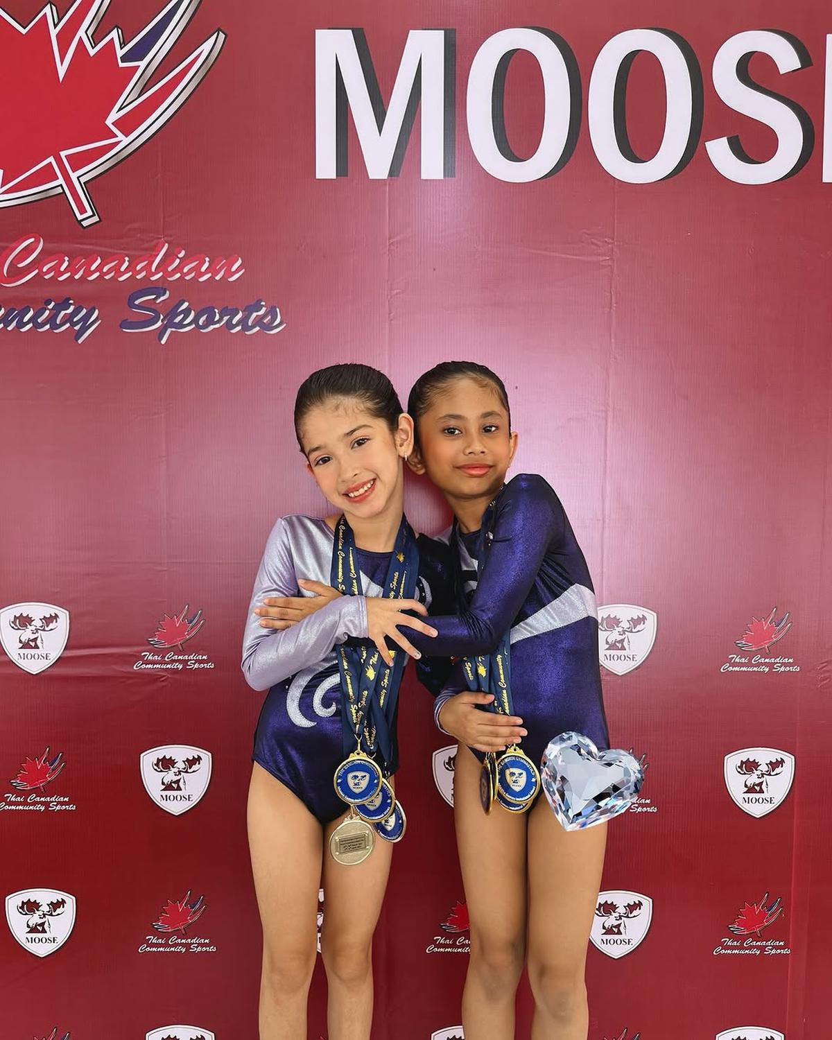 Potret Anak Yasmine Wildblood Raih Medali Emas di Kompetisi Gymnastic di Bangkok