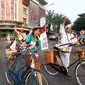 Tidak kebagian tiket nonton langsung opening ceremony Asian Games 2018 di Gelora Bung Karno,  warga Tangerang padati Tangcity Mall sebagai tempat resmi penyelenggara nonton bareng (nobar).