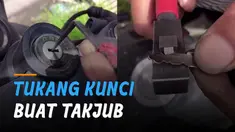 Hebat aksi seorang tukang kunci melakukan pekerjaannya dengan sangat cepat hingga mengundang banyak komentar netizen.