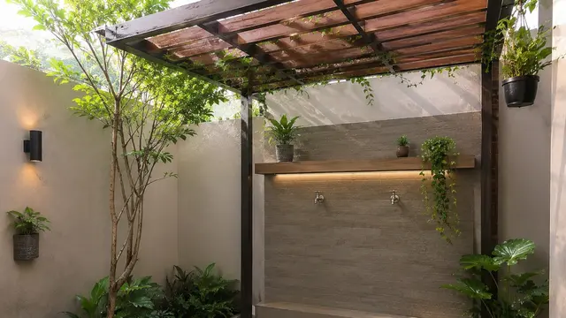 9 Model Tempat Wudhu Minimalis Dekat Taman, Bikin Area Bersuci Makin Nyaman
