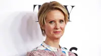 Bintang Sex and the City, Cynthia Nixon, mencalonkan diri jadi Gubernur New York. (Photo by Charles Sykes/Invision/AP, File)