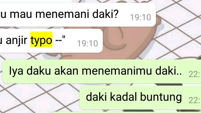 chat typo (foto: twitter/@jubednuna)