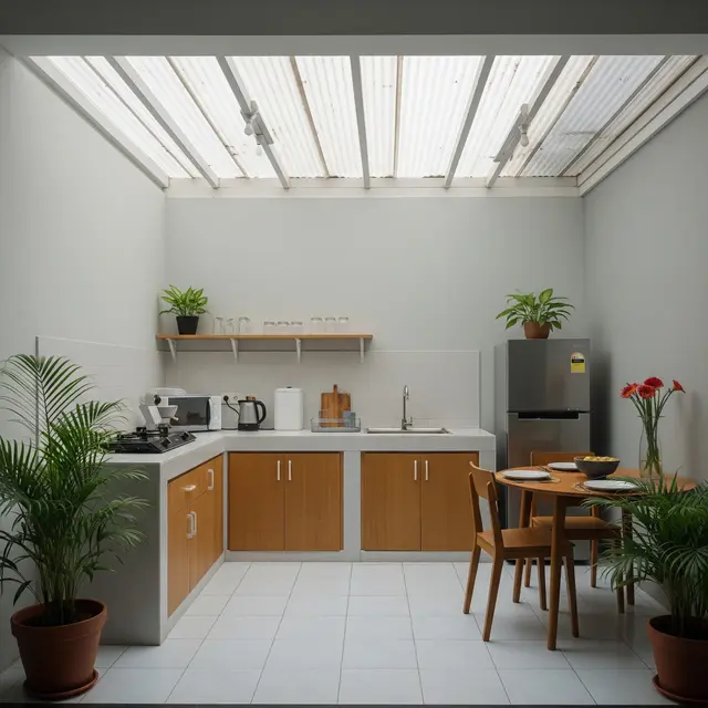 9 Model Atap Dapur Terbuka yang Tidak Panas Siang Hari, Solusi Nyaman dan Estetis