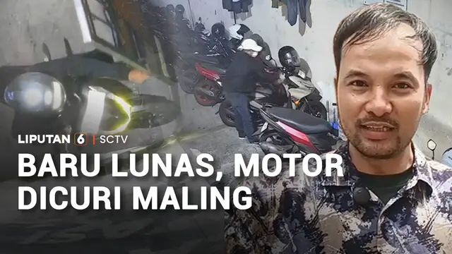 Baru Lunas, Motor Dicuri Maling