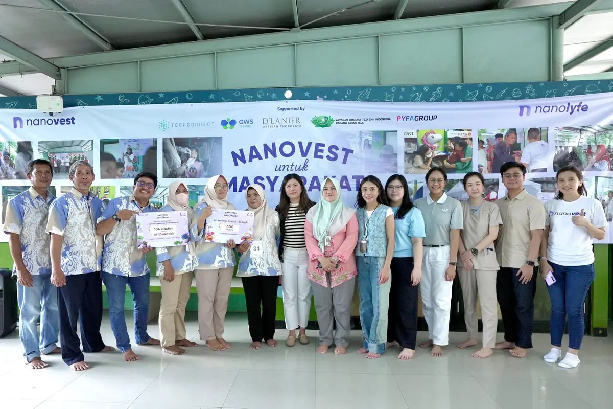 Dalam rangka mendukung dan pengembangan komunitas lokal khususnya di RPTRA Rusun Benhil 2, rangkaian program CSR 2024 bertajuk 'Nanovest untuk Masyarakat' yang telah diselenggarakan sejak Juni 2024 ditutup.
